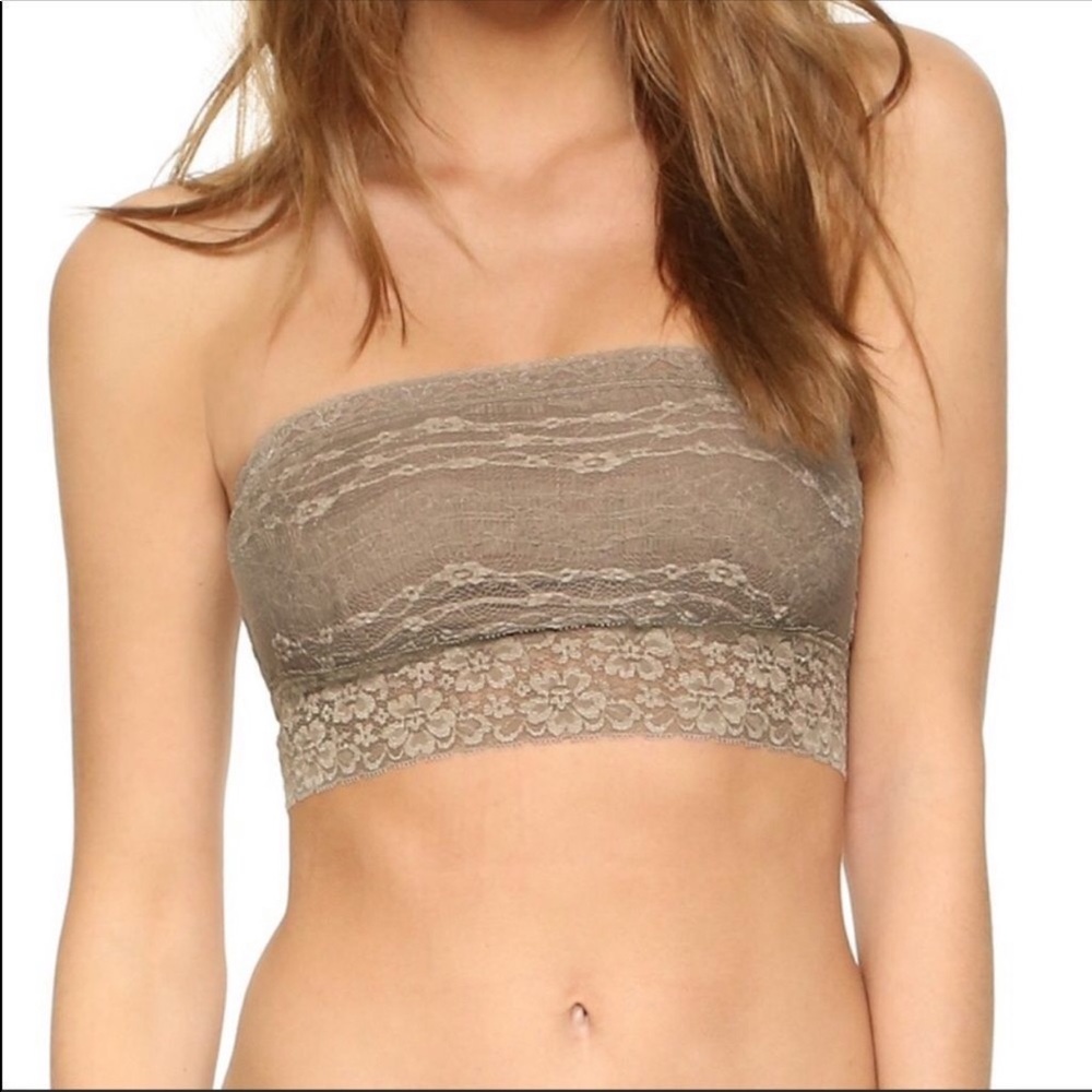 2/$10 Free People Lace Trim Bandeau